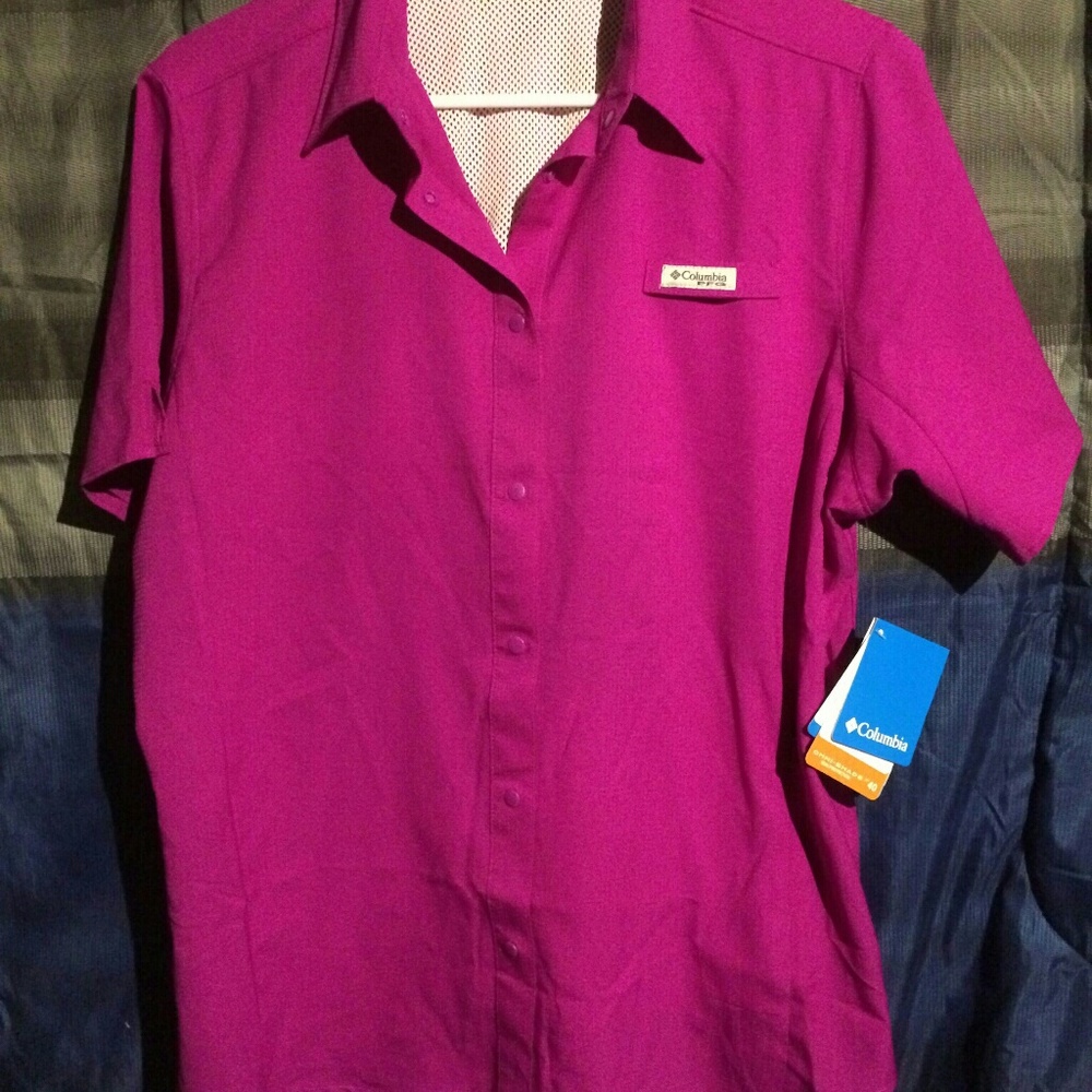 Crystal springs columbia button down